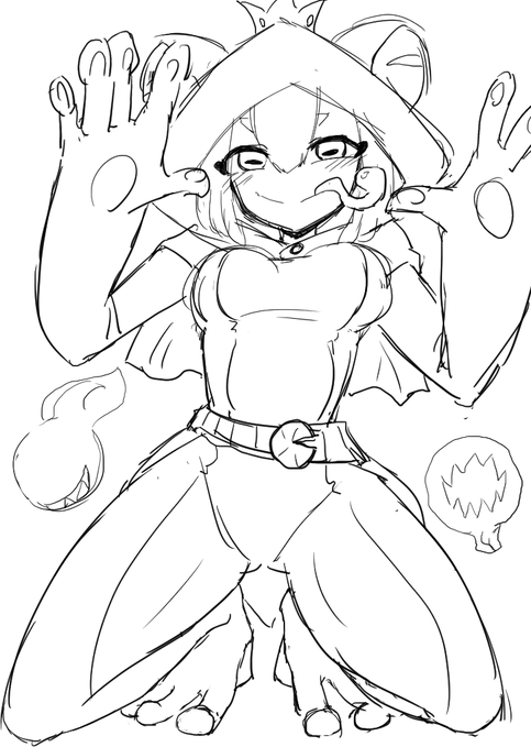 うーむ…王冠はいらんかったかな…
下半身ものっぺりしちゃうからもう一味欲しいナァ… 