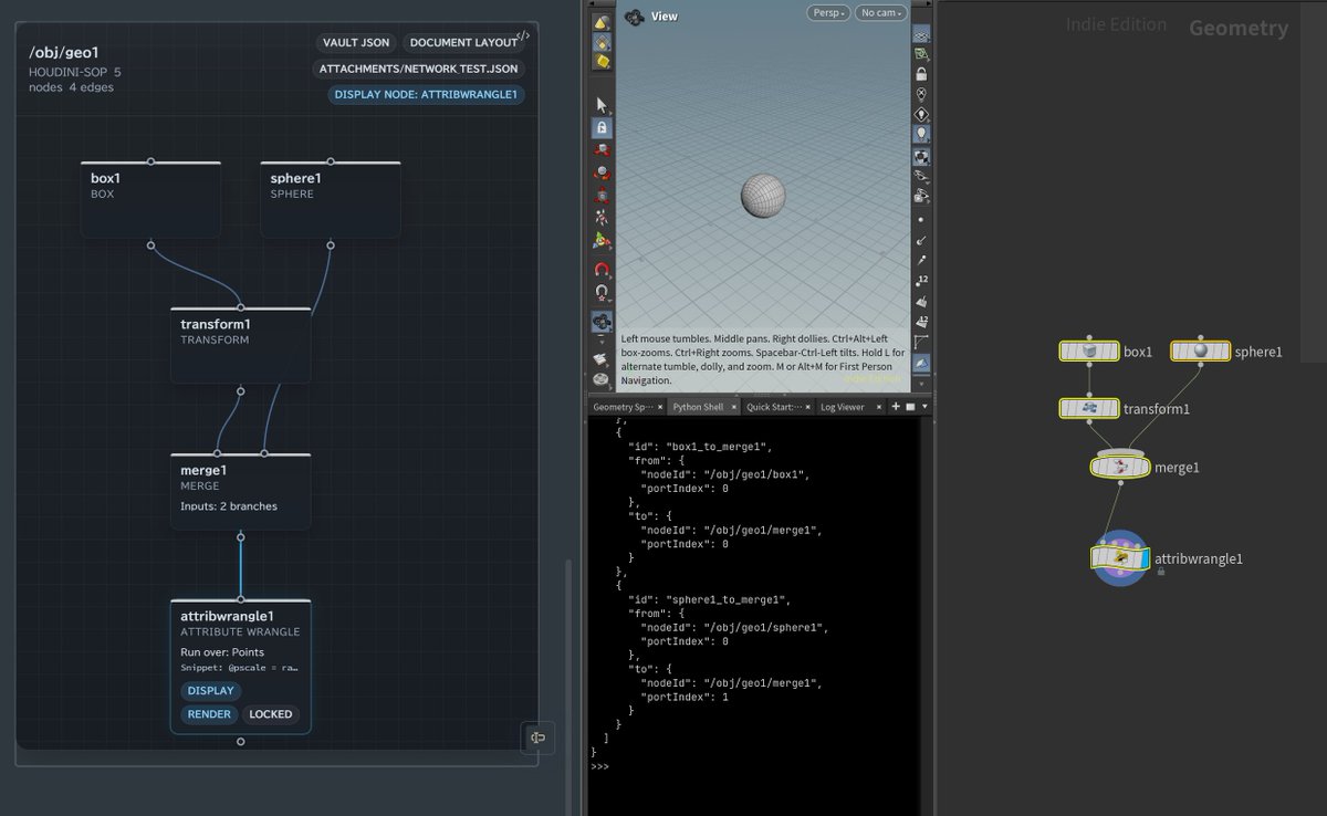 unpyside's tweet image. ObsidianでHoudiniのノードを再現するプラグイン作っている
不具合はあるけど、そこそこいい感じにはなってきた

#Houdini #Obsidian