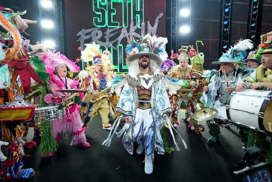NotoriousLeeG's tweet photo. @MrSantiZap Not a Hot Take, but I think it’s now time we end the debate. Seth Rollins is THE MODERN DAY MR. WRESTLEMANIA!!! He has the moments, catalog of amazing matches, &amp; Dope entrances to add to it. Seth Rollins gives you a show at WrestleMania win or lose. https://t.co/7TiZfpi1XU