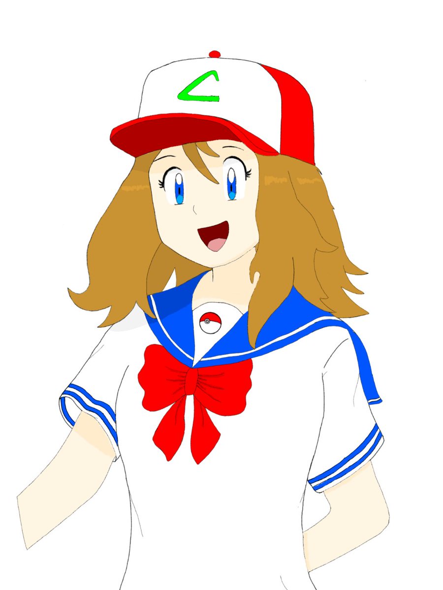 1412_myi's tweet image. #digital  #fanart  #アニポケ  #セーラー服  #セレナ  #ポケモントレーナー  #ポケモン人間絵  #ポケモンXY  #ポケモンXYZ  sketch.pixiv.net/items/10968721…