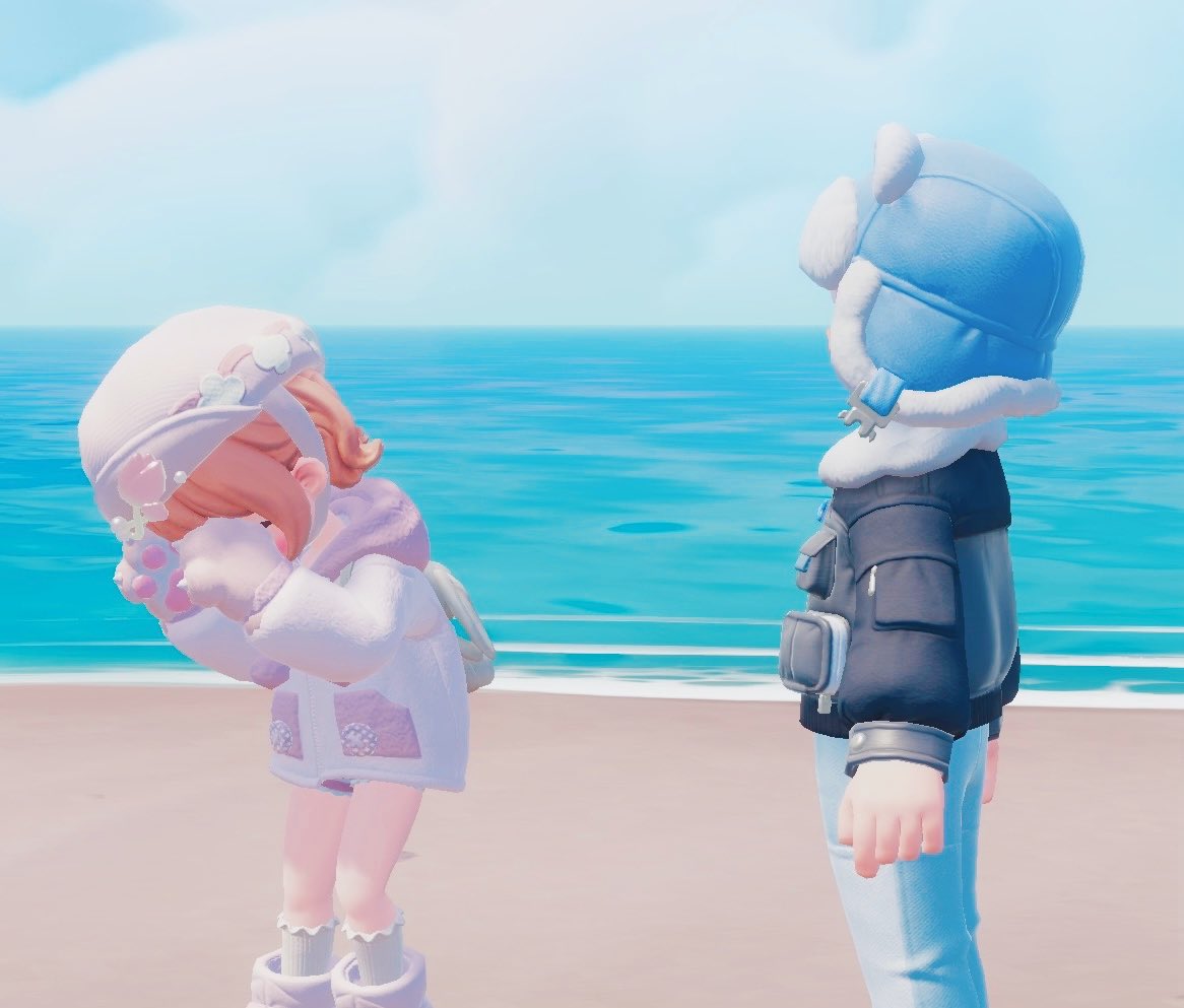 ハートをハートで返されてキュン…