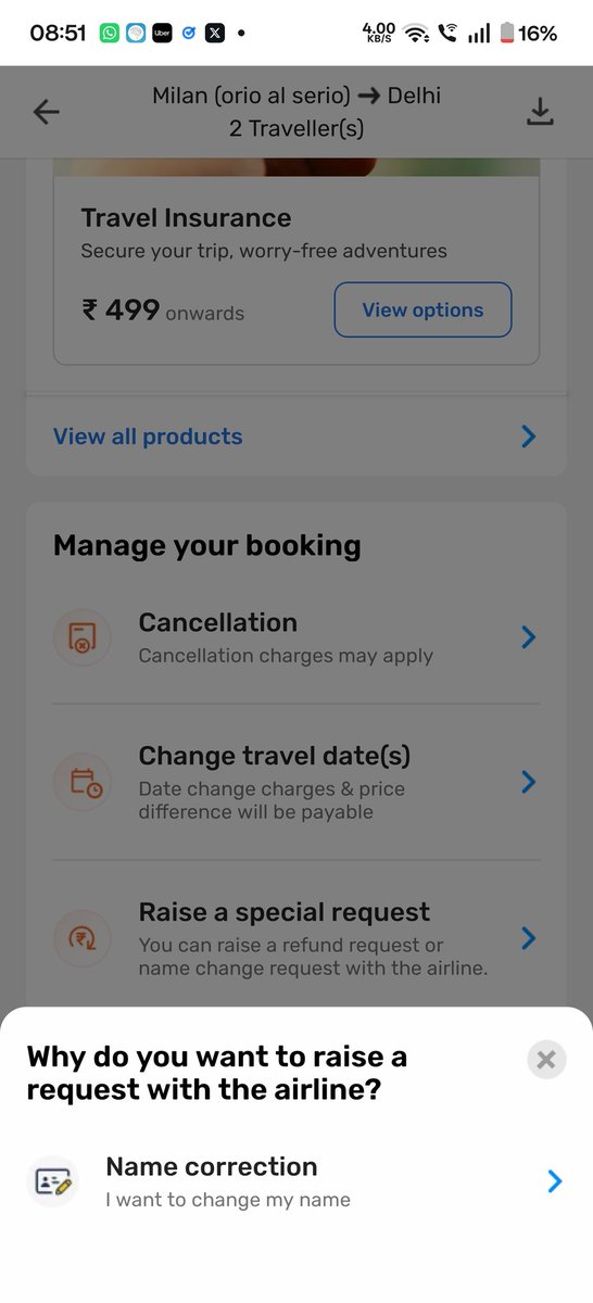 sudhirdvd's tweet photo. @GoibiboSupport @goibibo app is not showing any option for refund. Their customer care is not reachable. It is impossible to connect with a human. Pathetic state of affairs. Customers are stranded between airline and service provider https://t.co/yo3R7i9dXs