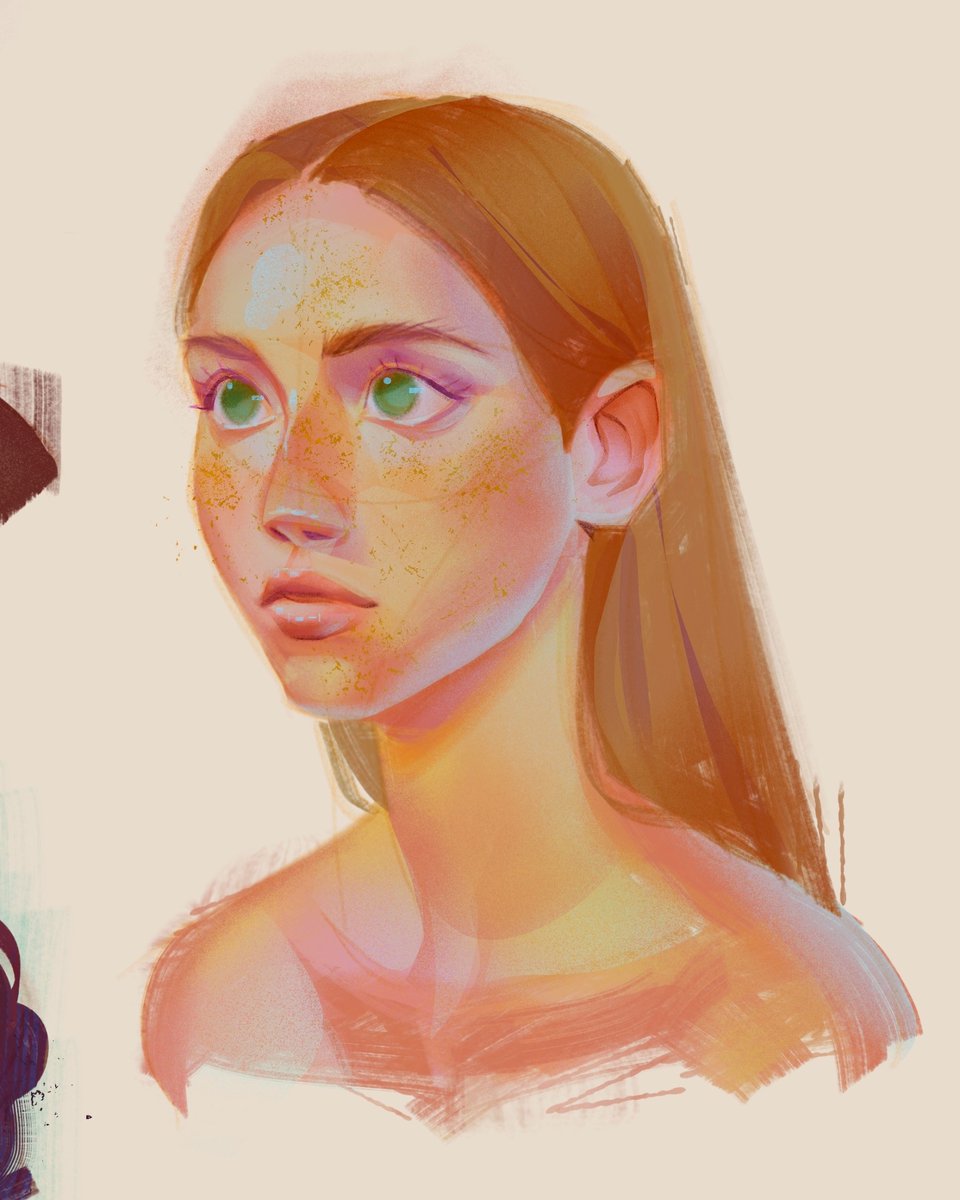giaseeds_'s tweet image. portrait study 3 #procreate