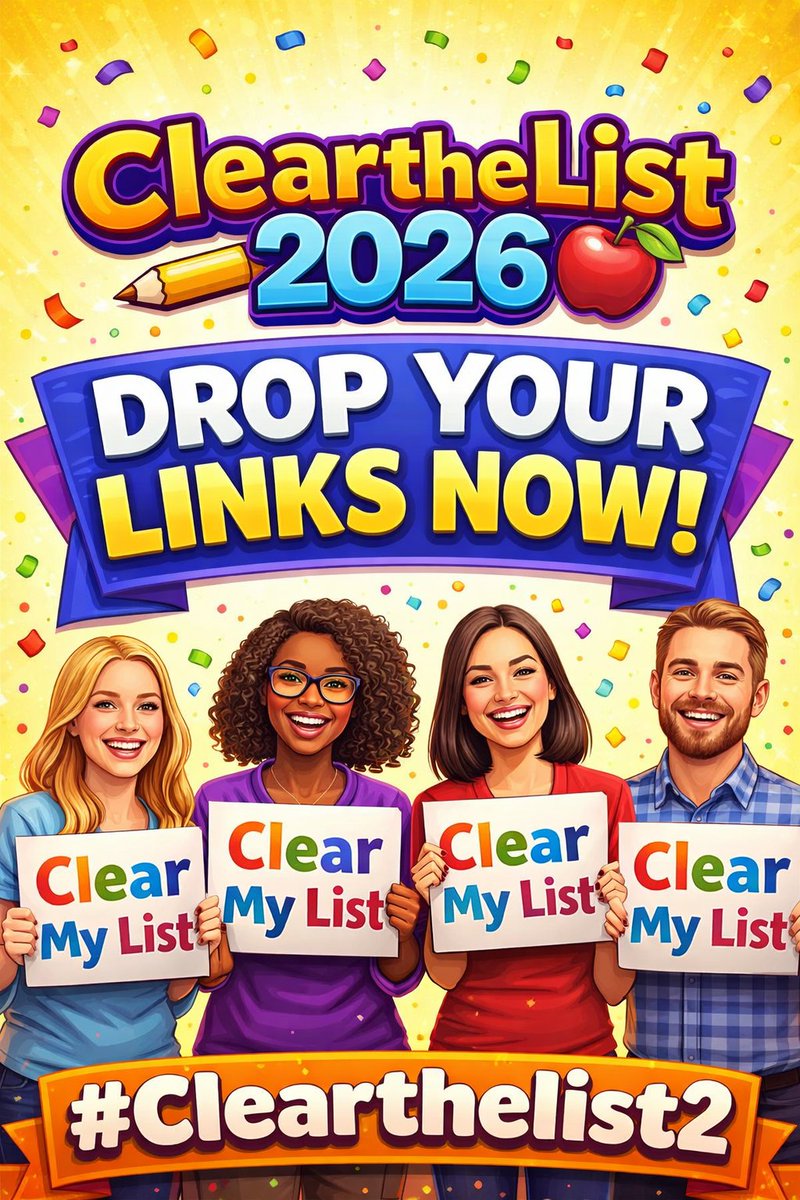 ClearTheList2's tweet photo. #ClearTheList 🍎 #ClearMyList ✏️ #TeacherWishlist 📚 #AmazonWishlist 🛒 #ClassroomNeeds 🖍️ #SupportTeachers 🤍 #HelpTeachers 🍎 #DonateToTeachers 🎁 #TeacherSupport 📓 #FundAClassroom 💡 #EducationMatters 🎓 #BackToSchool 📚 #TeachersOfFacebook 👩‍🏫 #TeachersOfInstagram 📸 #TeacherLife 🍎 #ClassroomSetup 🏫 #SchoolSupplies ✂️ #FirstYearTeacher 🍎 #NewTeacher 🎓 #TeacherCommunity 🤝 #GiveBackToTeachers ❤️ #AdoptATeacher 🍎 #SupportEducation 📚