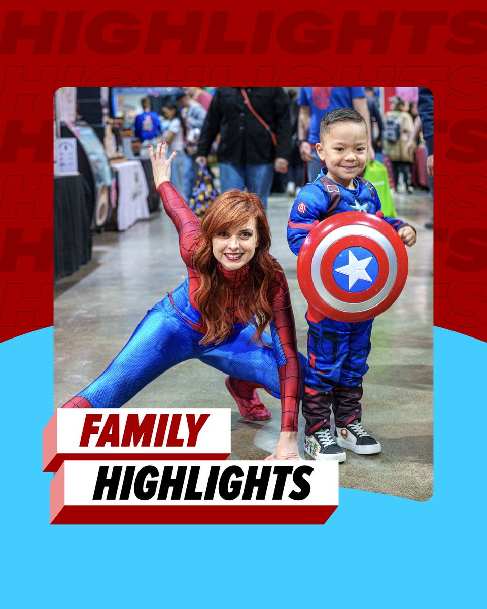 Calgaryexpo's tweet image. #CALGARYEXPO is built for fans of every generation. From hands-on creativity to cosplay moments, explore the experiences your whole family will love. Check out our top family-friendly highlights and get tickets now: spr.ly/6019B67jNX

#CALGARYEXPO2026 #Calgary #YYCEvents
