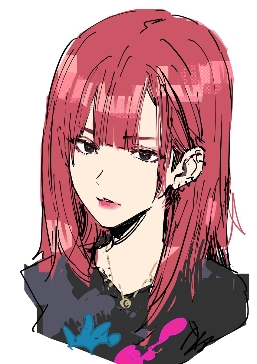 いいねして下さった方描きました!
美人さん描くのはむずい 