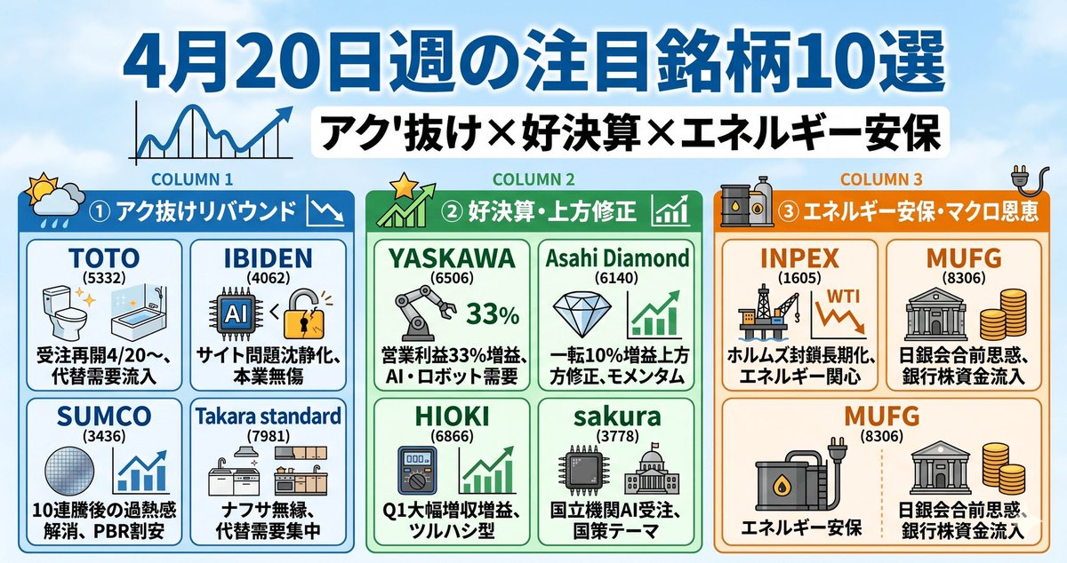 おい、おい、今週の日経平均、えらいジェットコースターやったな！

月曜叩き落とされたと思ったら、AI復活で年初来高値、ほんで週末大暴落。

心臓に悪いわ！ホンマ。

でもな、嵐が去った後には虹が出るんや。

来週の相場、オモロイことになりそうやで。