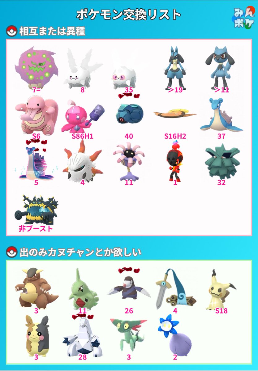 ポケモンGO 交換用Nissy151 tweet media