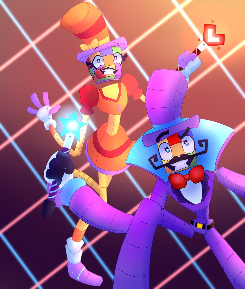 Allie and Kazam! 💫❤️⭐ Realized I've never drawn these two