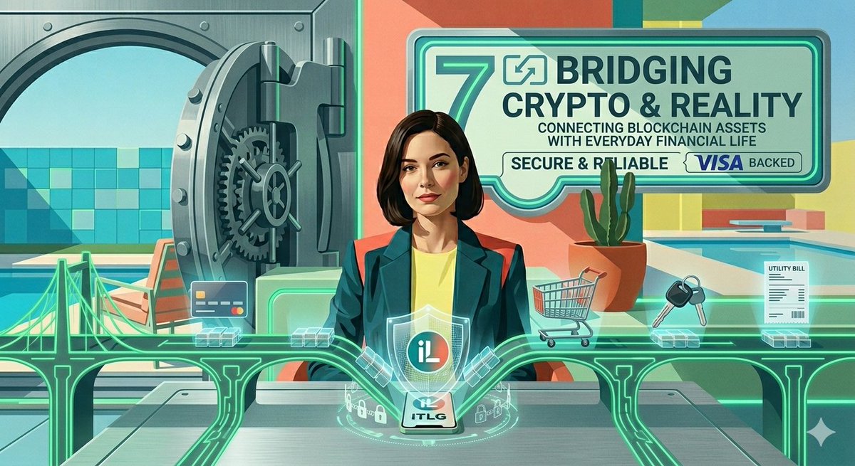 interlink2779's tweet photo. 7️⃣ Bridging Crypto &amp; Reality
This is a major milestone in connecting blockchain assets with everyday financial life.
#InterLink #ITLG #ITL https://t.co/leKiIK9lAg