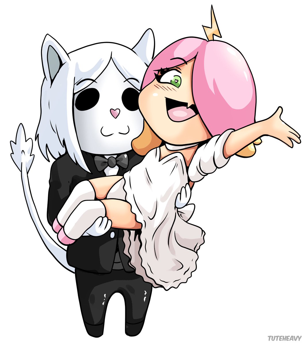 DsinDiamonsin's tweet photo. Thank you @TuteheavyA for taking this comm.
I'd like to congratulate the happy couple @LordMaulington and @Necro_Ch_ look lovely together https://t.co/3WnbJ45yZD