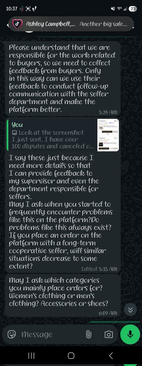 HoltheadAsh's tweet photo. @DianeWangDHgate Warning to all US small businesses: @DHgate allows their sellers to target you off-platform. My seller "Arron" is attempting to gain access to my Shopify while @DianeWang’s support team stalls my refund. Cyber-harassment and capital withholding is a legal matter now. Fix it. @FTC @CFPBoard @DianeWang527903 @Diane_Wang @dianedelion