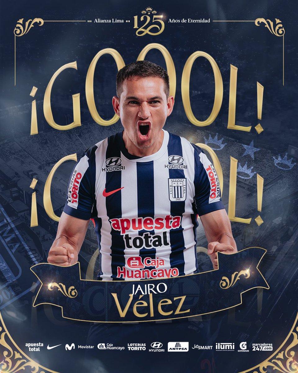 🏆 <a href="/Liga1TeApuesto/">Liga1 Te Apuesto</a> 

<a href="/ClubALoficial/">Club Alianza Lima</a> 8-0 <a href="/CuscoFC_2009/">Cusco FC</a> 

79. ST | G⚽L DE JAIRO VÉLEZ.

¡AAAAYYYYYYYY JAIROOO! 💙

#125AñosDeEternidad 
#SeamosEternos