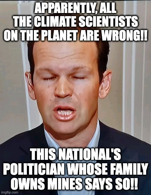 Ozzytourer's tweet image. #Breaking and Australian voters describe Sooty Canavan as a person that likes to live in the dark ages &amp;amp; do what's best for his donors &amp;amp; mining mates not what's best for Australia!