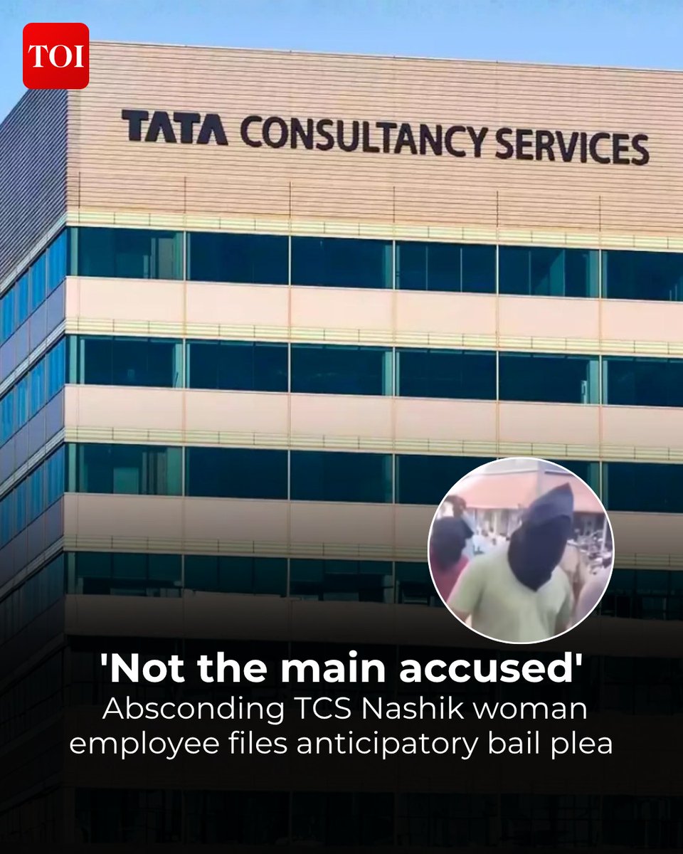 timesofindia's tweet image. A 26-year-old #woman accused of religious harassment at #TCS Nashik has sought anticipatory bail, citing pregnancy and delay in complaint filing. Meanwhile, two other accused in alleged sexual harassment and conversion bid cases were remanded to #police custody for further