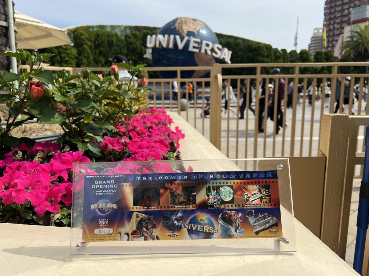 USJ 2001 GRAND OPENING PASS USJ ユニバーサルスタジオジャパン 2001
