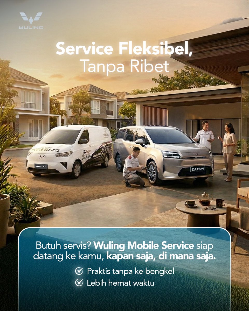 WulingMotorsID's tweet image. Karena ketika semuanya sudah dipikirkan dengan matang, kamu tinggal fokus menikmati perjalanan bareng keluarga.

Miliki Darion sekarang di wuling.id

#WulingMotors #DriveForABetterLife #DriveForAGreenLife #Darion #WorryFree