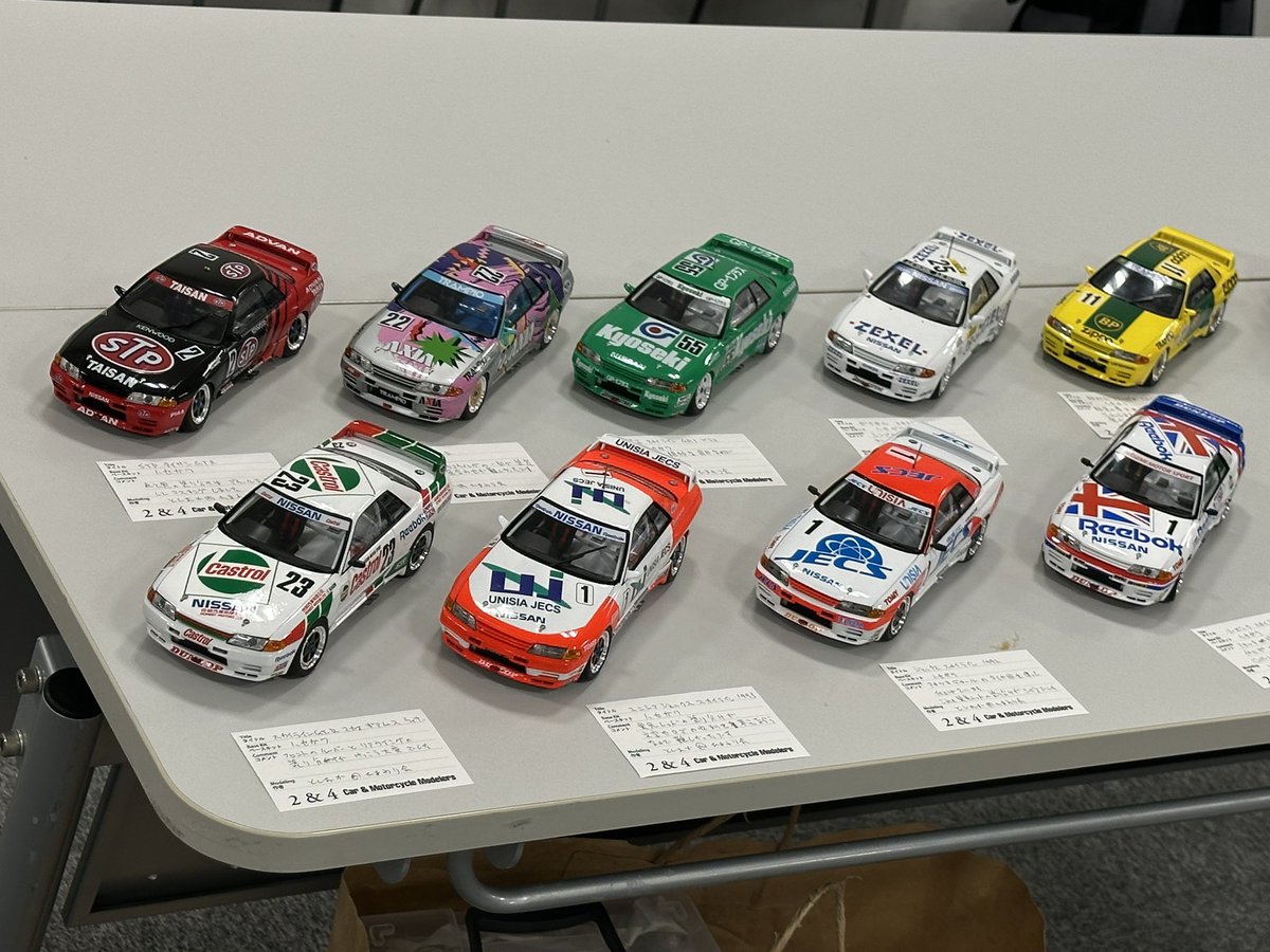 tetsu06r's tweet photo. 2×4展示会始まっております！

他にも沢山の力作が展示されています！

 #スカイラインの集い https://t.co/mzC0IRbvY9