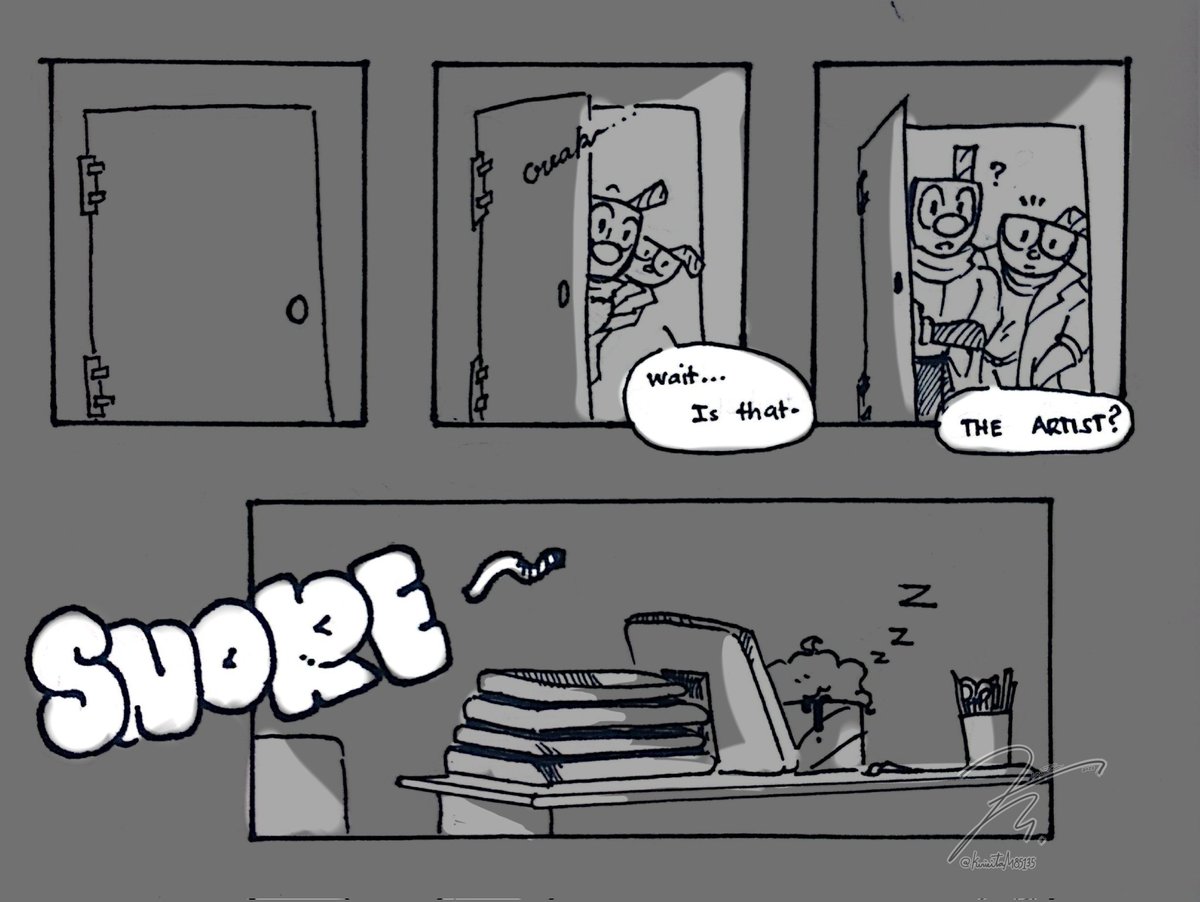 KurieitaM85135's tweet image. "The Artist"

5/??

Continuation—

They might've found what they're looking for?
#motm #mythofthemachine #CupHead #Mugman #comic #fanart #Oc