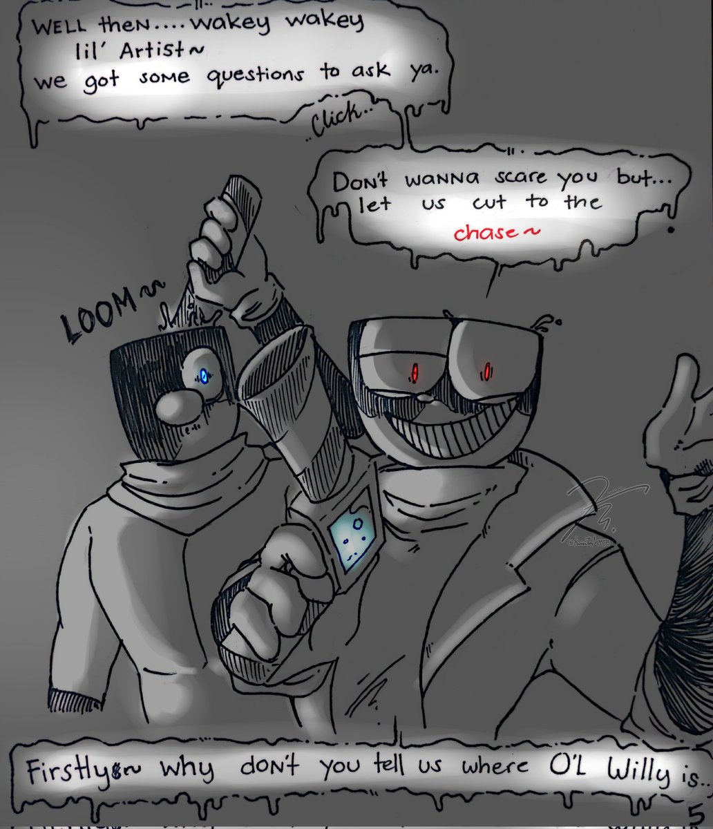 KurieitaM85135's tweet image. "The Artist"

5/??

Continuation—

They might've found what they're looking for?
#motm #mythofthemachine #CupHead #Mugman #comic #fanart #Oc