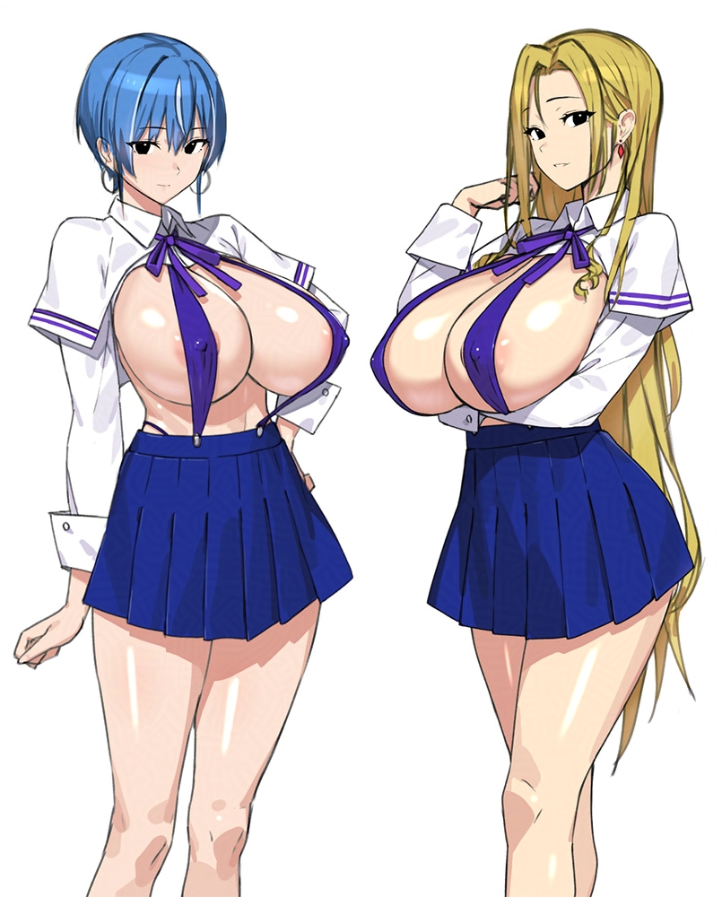 エロい学園制服を着た、王子様系ギャルさんとお姉様ギャルの設定画です!

初コミック作品!
「非モテ50歳オジ、巨乳セレブ一軍ギャルのいる女子寮性教育係になる!」

どうぞよろしくお願いします!

[FANZA同人] https://t.co/zgfmBz5uue 