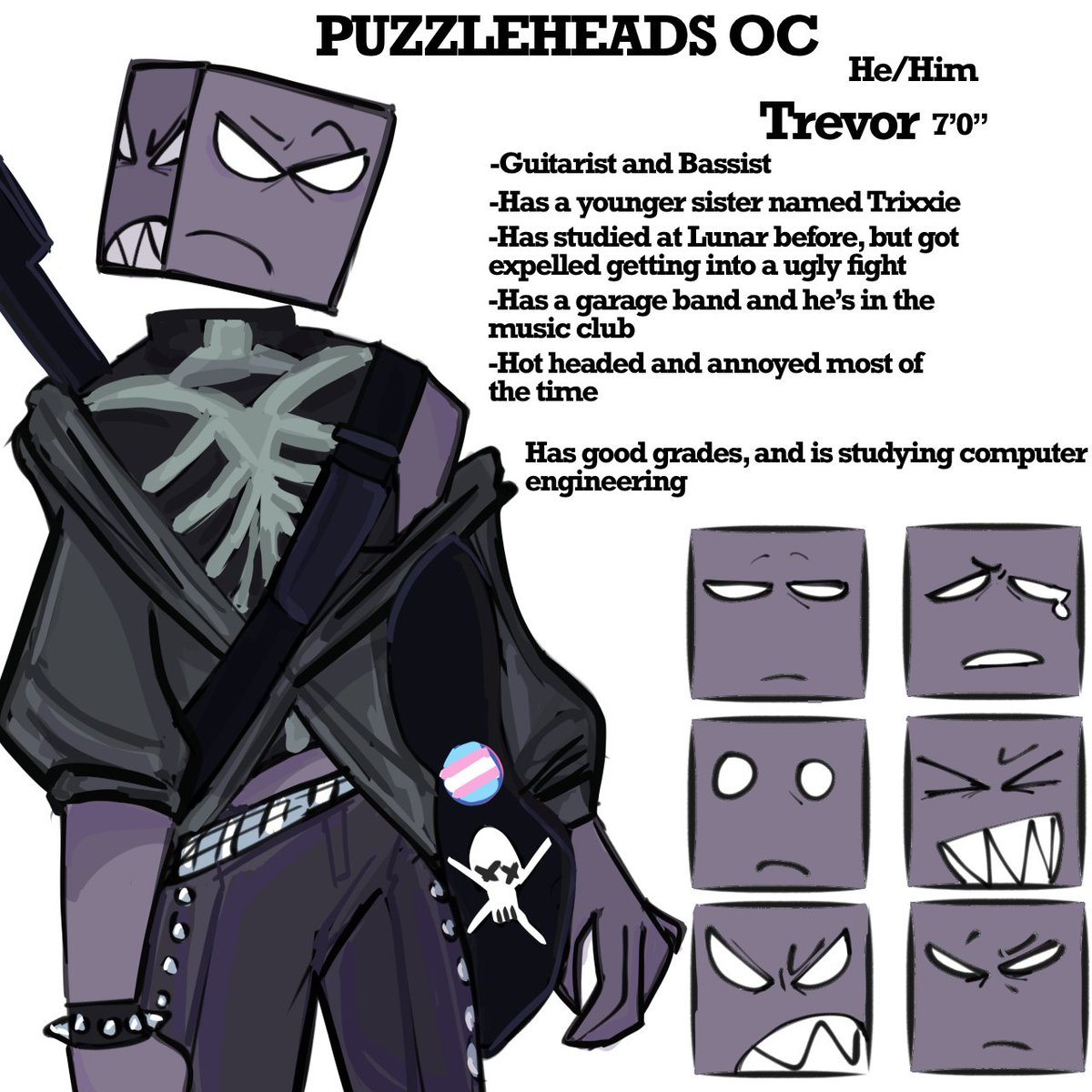 #puzzleheads I will make his full ref sheet tomorrow I’m tired