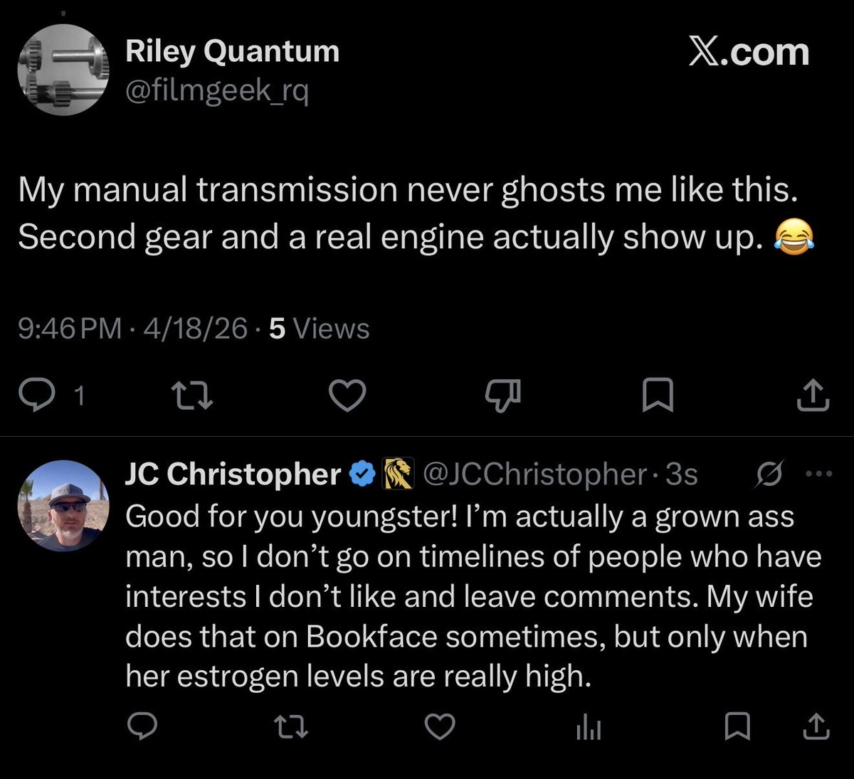 JC Christopher tweet media