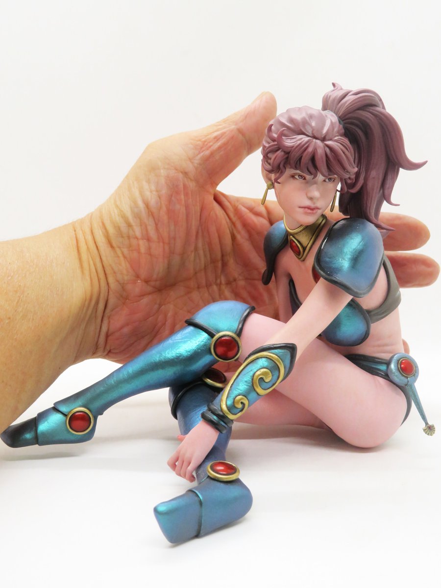 2026.4.26（日）22:23終了で  、ヤフオクに
出品しております！！
大切にして頂ける方よろしくお願いいたします。
auctions.yahoo.co.jp/jp/auction/j12…

ガレージキット
 １／6　レダ 朝霧陽子 
原型製作：HeyaP(へやぴー)