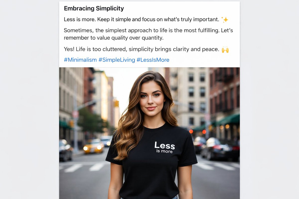 print1on's tweet image. ess is more. Simplicity is the ultimate sophistication. 💫
#Minimalism #StyleWithPurpose #LessIsMore