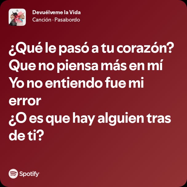 Devuélveme a Vida // Pasabordo