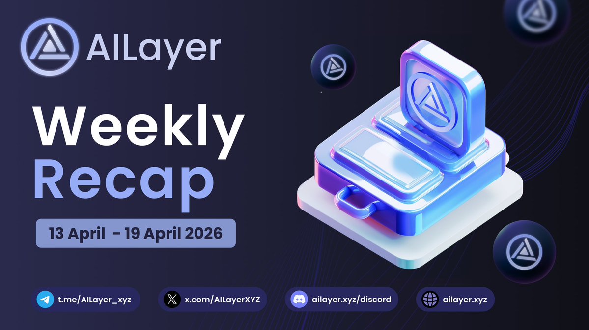 AILayerXYZ's tweet image. 🗓️ Weekly Recap of #AILayer

Another exciting week of progress! Here's a look at what we achieved from Apr 13 - Apr 19.

🎙️ Hosted EP84 of #AILayerSpaces.
🥂 Collaborated with @CVAgentlauncher and @DigiMaaya for an insightful AMA session.

#AI #Web3 #Bitcoin #Layer2