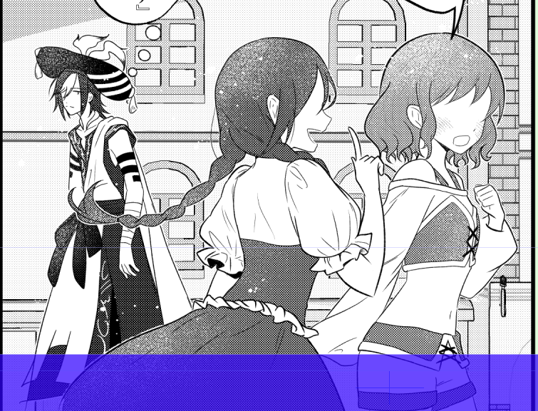 ベリキュートに描けたモブ子たち 