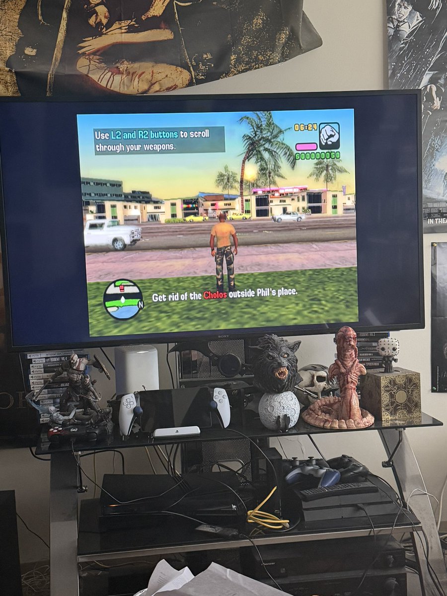 MaximMicheal's tweet image. Oh man it feels great to finally play Grand Theft Auto: Vice City Stories on my PS3! I’m still hoping one day @RockstarGames will give this game a proper remaster along with GTA Liberty City Stories and GTA IV. 

#ps2 #ps3 #grandtheftautovicecitystories #retrogaming #gta