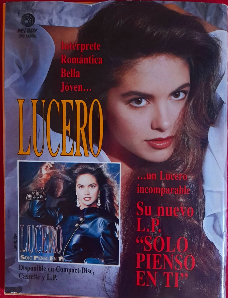 JulioMexico1's tweet photo. Lucero notitas musicales 1991. https://t.co/yShqNaUydd