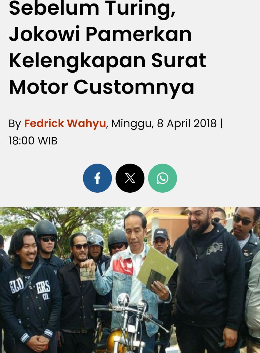 topimiring72's tweet photo. @kangdede78 senenengane kok golek musuh karo ngetokne duit milliaran bayar pengacara padahal simpel tunjukkan ijasah beliau spt beliau menunjukkan surat2 motornya https://t.co/fUiul1Rwyv