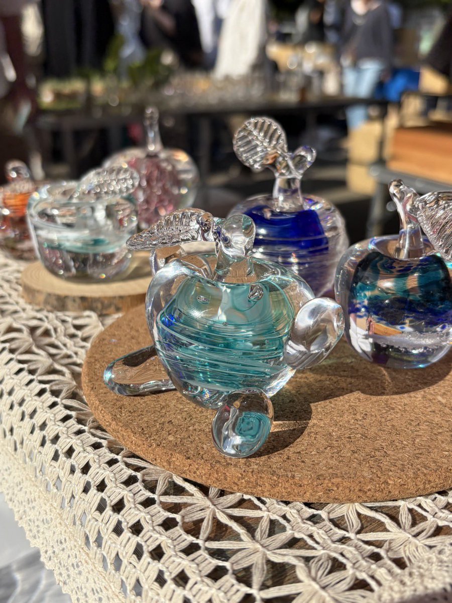 #すみだガラス市

会場到着しました。
追加で何点か出しました。