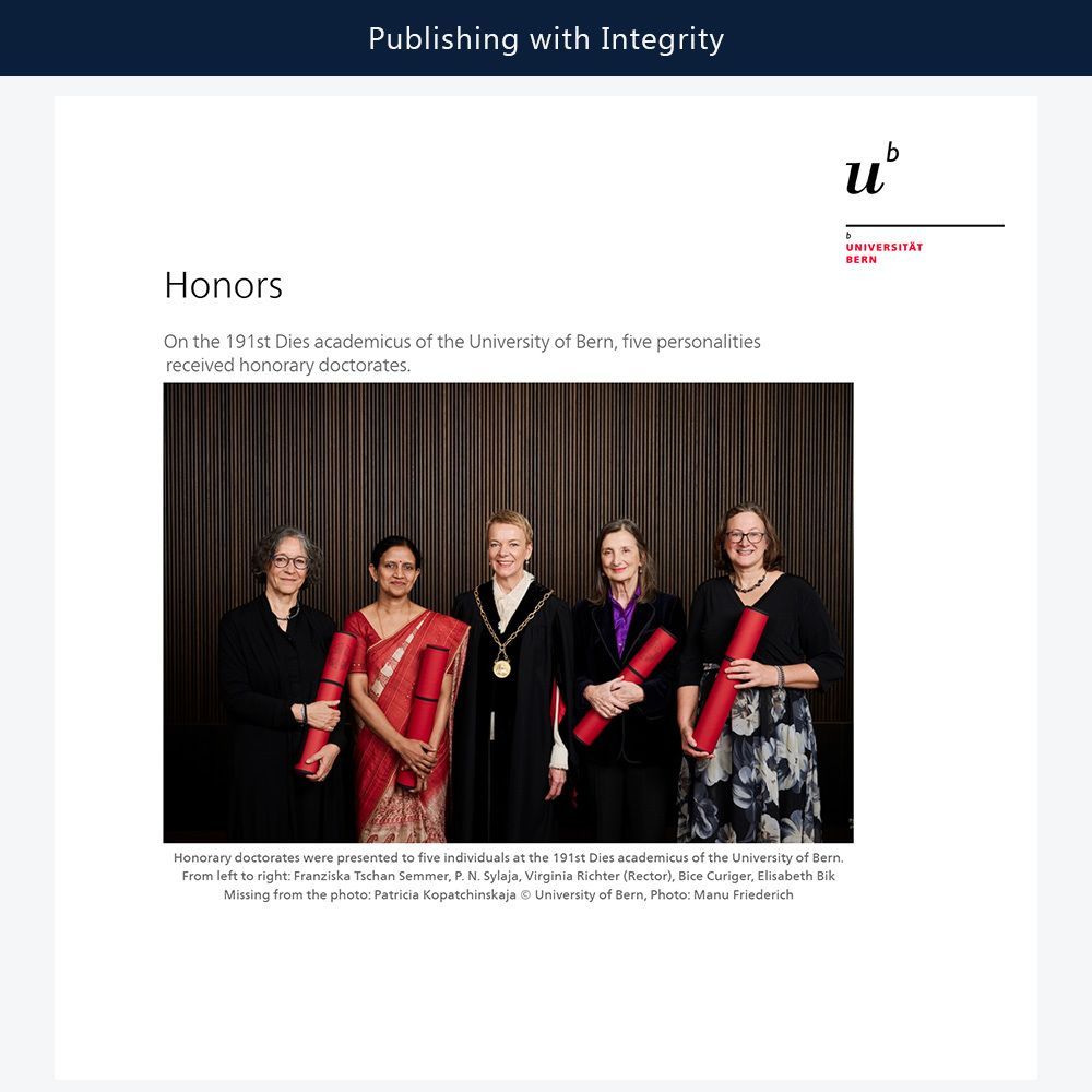 Publishing with Integrity tweet media