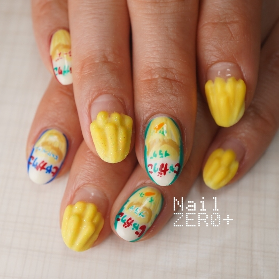 nailzero_plus's tweet image. じゃがりこ
左右で重ねると飛び出るじゃがりこに。

なぜか大急ぎで2時間でやってしまいました。
2.5は欲しかったですね。
#じゃがりこ #3D #お菓子 
こちらのデザインは2時間メニューです。
使用メーカー
ジ...

詳細はこちら↓（ネイルブック）
nailbook.jp/design/9923645/