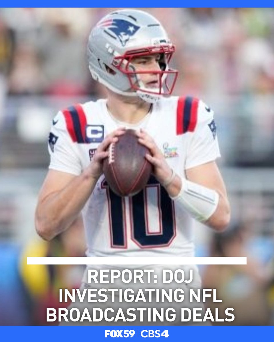 CBS4Indy's tweet photo. The Wall Street Journal reported that the investigation by the DOJ focuses on whether the league engaged in anticompetitive tactics that harm consumers. https://t.co/S6aTTlr0dT https://t.co/cJ8R3BoGcf