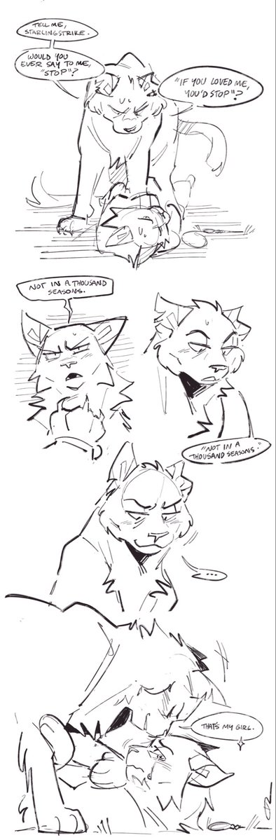 JOCKPRIEST's tweet image. the end of hannibal (2001) but it’s #warriorcats because im in deep dude