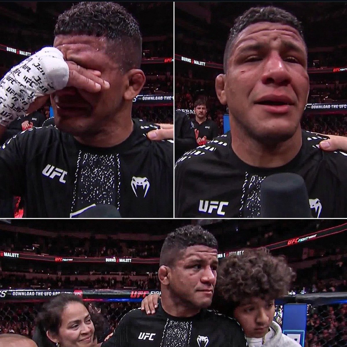 Nolimitsu_'s tweet photo. Win . Lose . Draw. 

Gilbert Burns ALWAYS gave it his all 

Fathertime is undefeated . 

What a GREAT CAREER for my guy Gilbert DURINHO Burns 🇧🇷👏🏽👏🏽 https://t.co/jKP9Ix1hCw