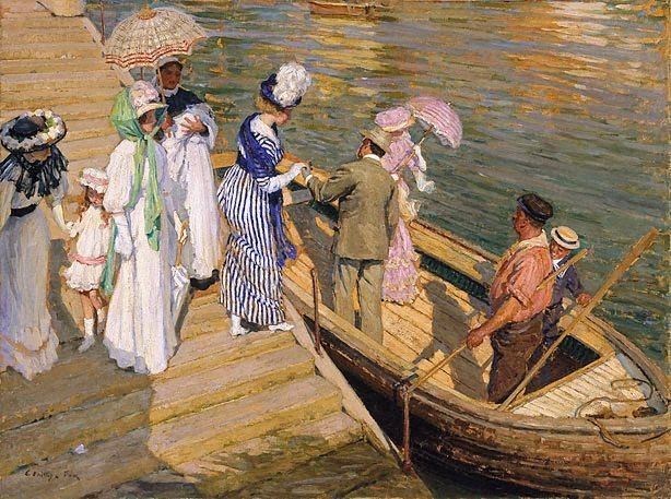 Robsuite's tweet image. The ferry, circa 1910-circa 1911 by E Phillips Fox :: | Art Gallery of NSW
#sydney #AustralianArt share.google/0Y8uqcQn0pevlb…
