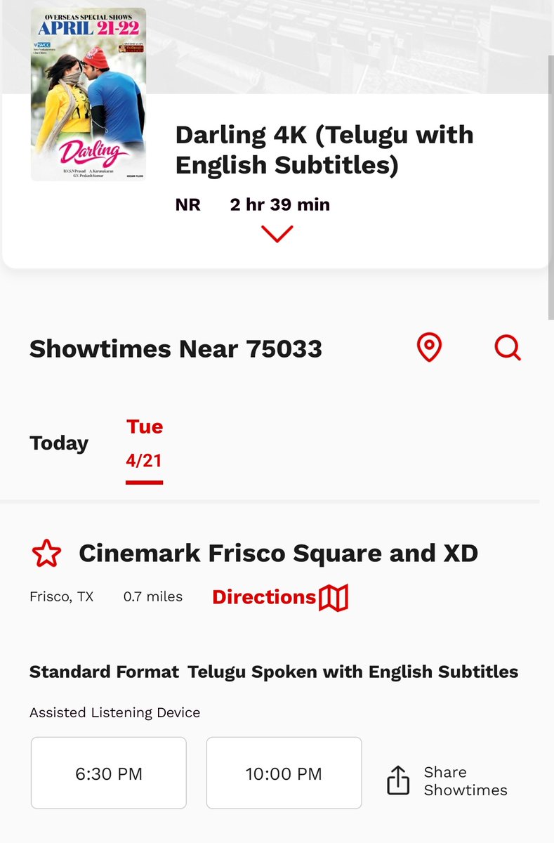 Prathyangira Cinemas tweet media