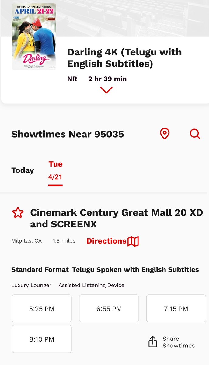 Prathyangira Cinemas tweet media