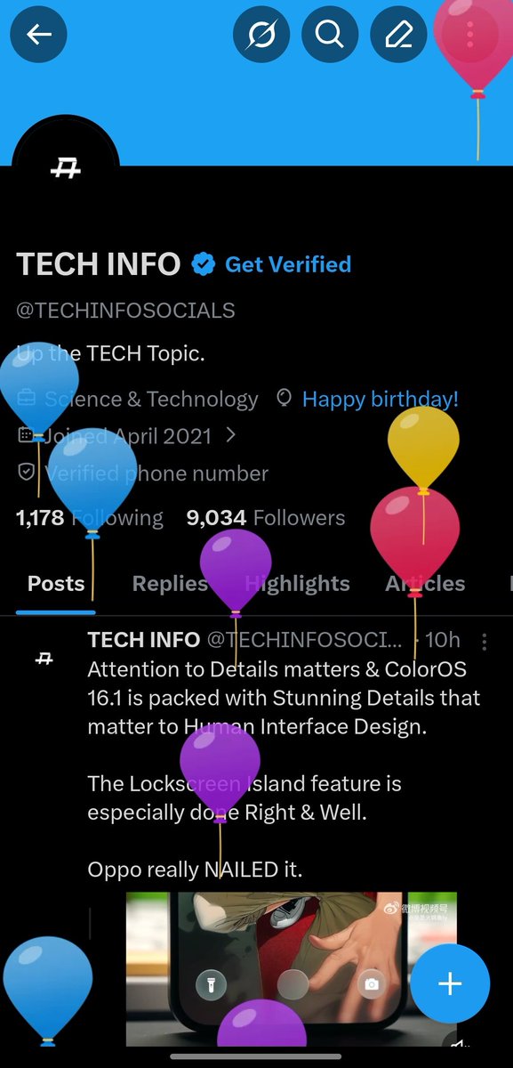 TECH INFO tweet media