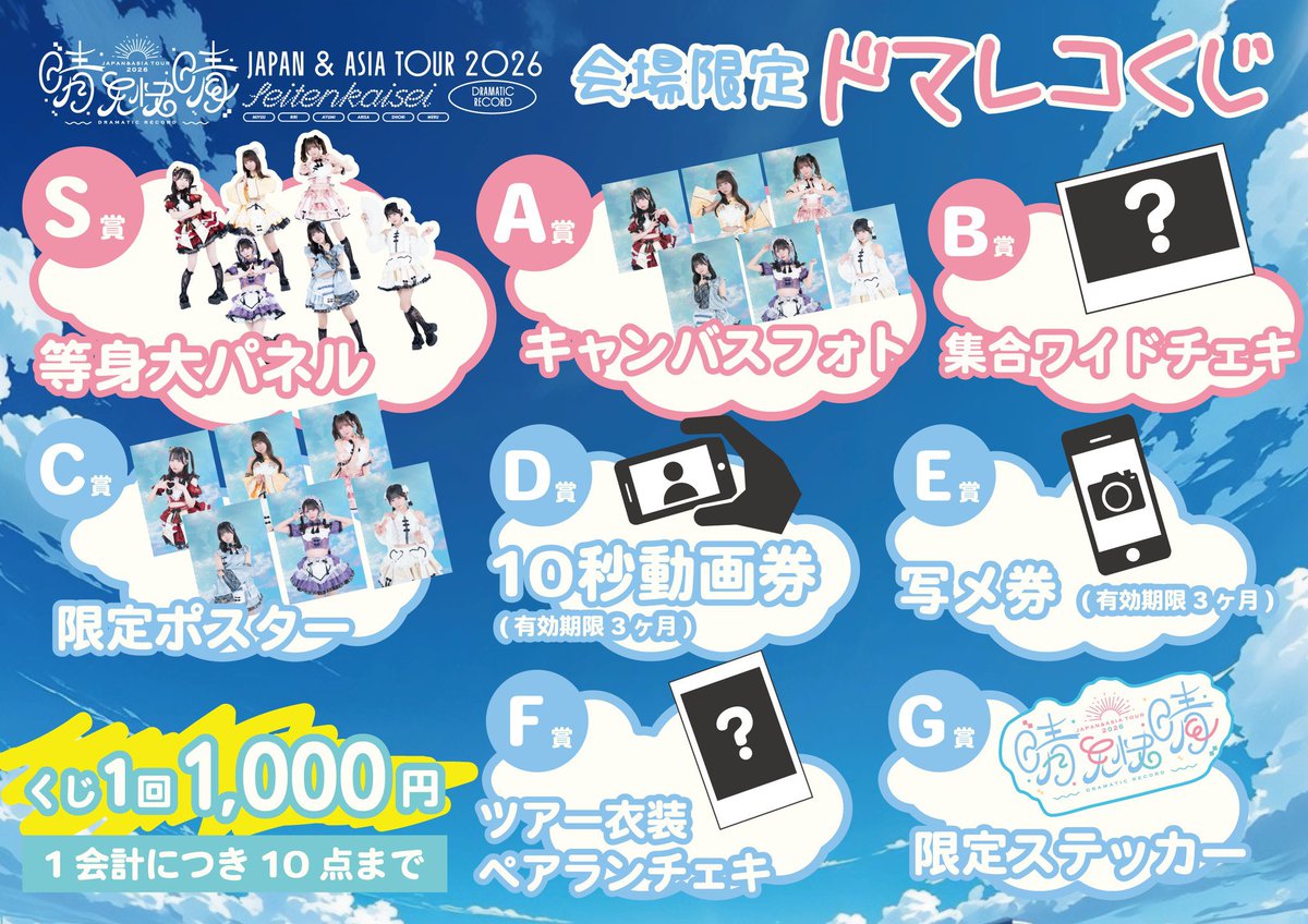 MADMED 10秒動画券　写メ券セット ⚠️特典会の注意事項⚠️ ・上記時間は前後する場合がございます