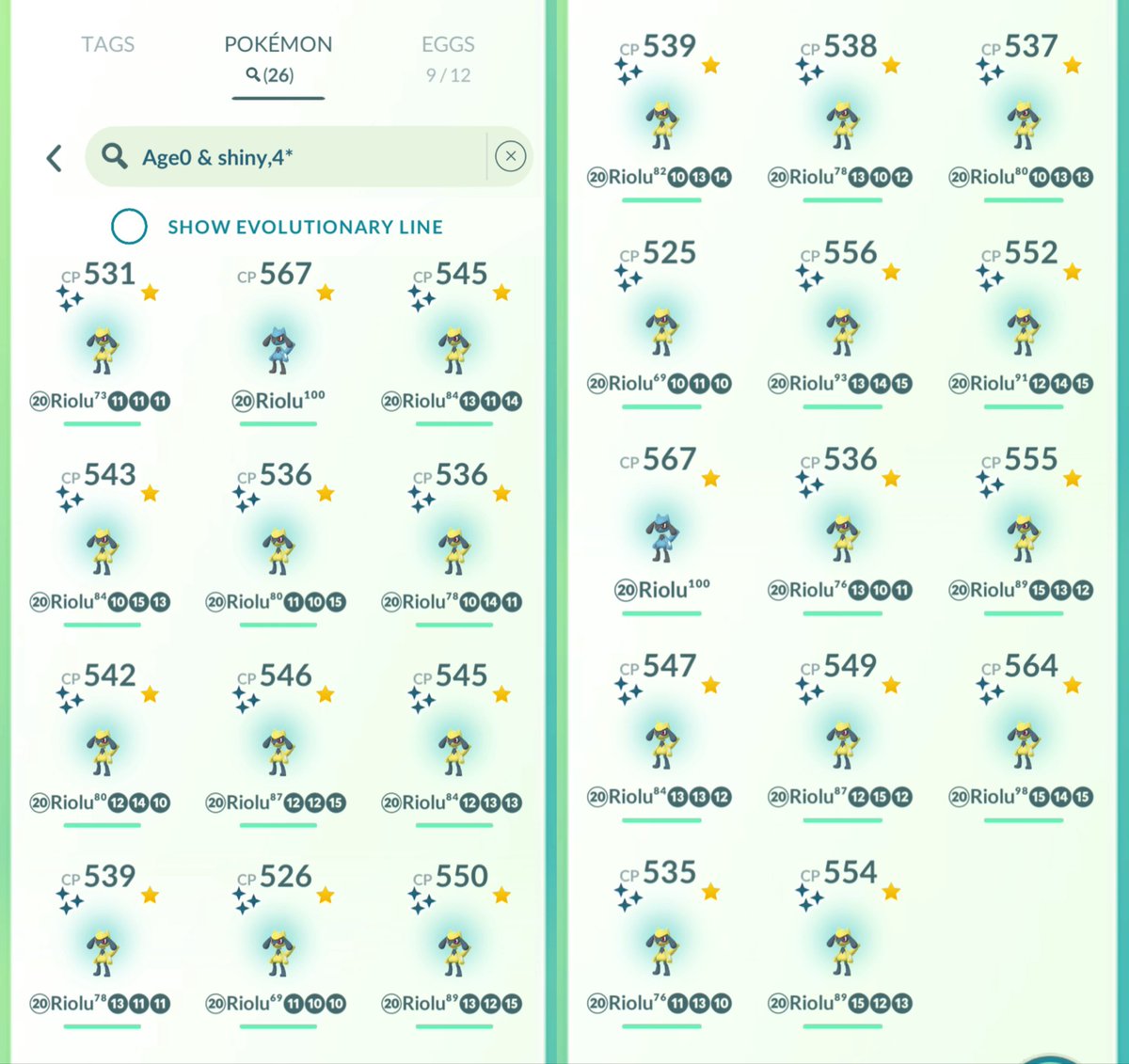 Successful Riolu hatch day, even if no shundo 😊🤗 #PokemonGO #ShinyPokemon #Riolu