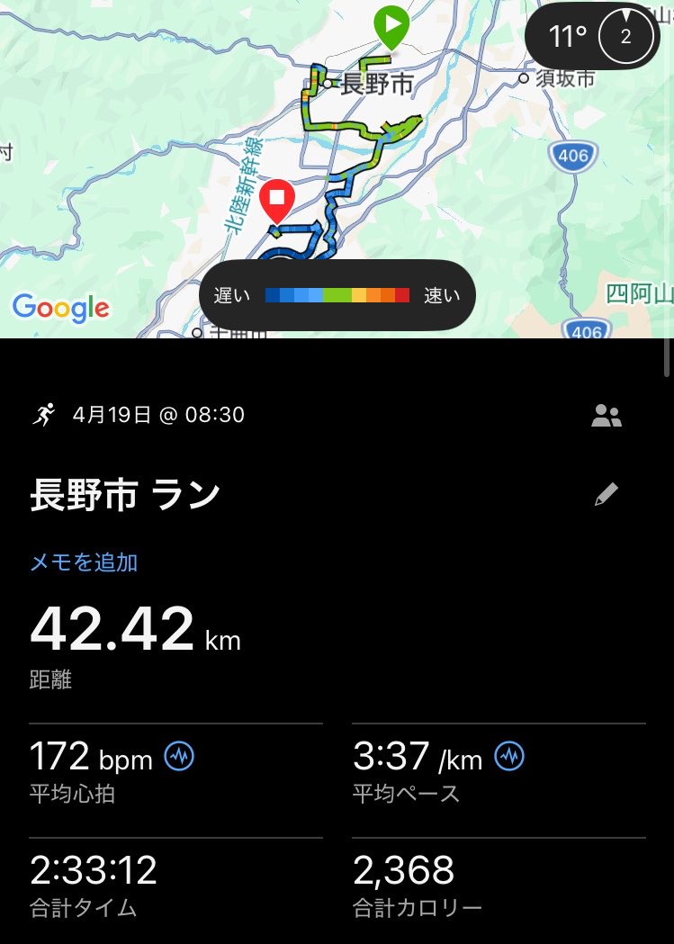 EAlSupreme's tweet photo. 第28回長野マラソン

ぽえ〜ん…。

(初サブ30から続いていたマラソン公式戦サブ30連続記録が前回までの9で途切れてしまった…サブ35は最低限の意地) https://t.co/hXeXYf9VRh