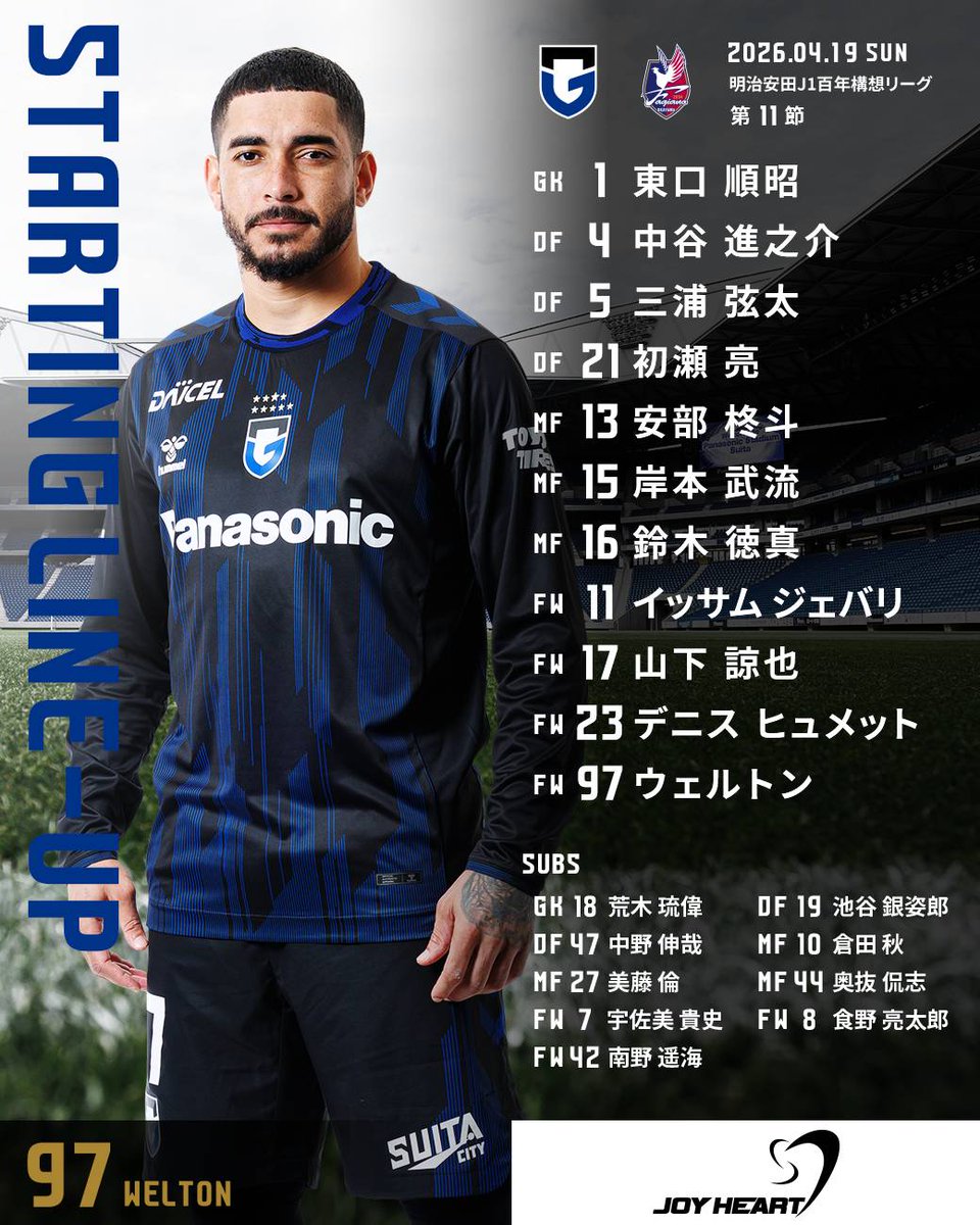 ガンバ大阪オフィシャル tweet media