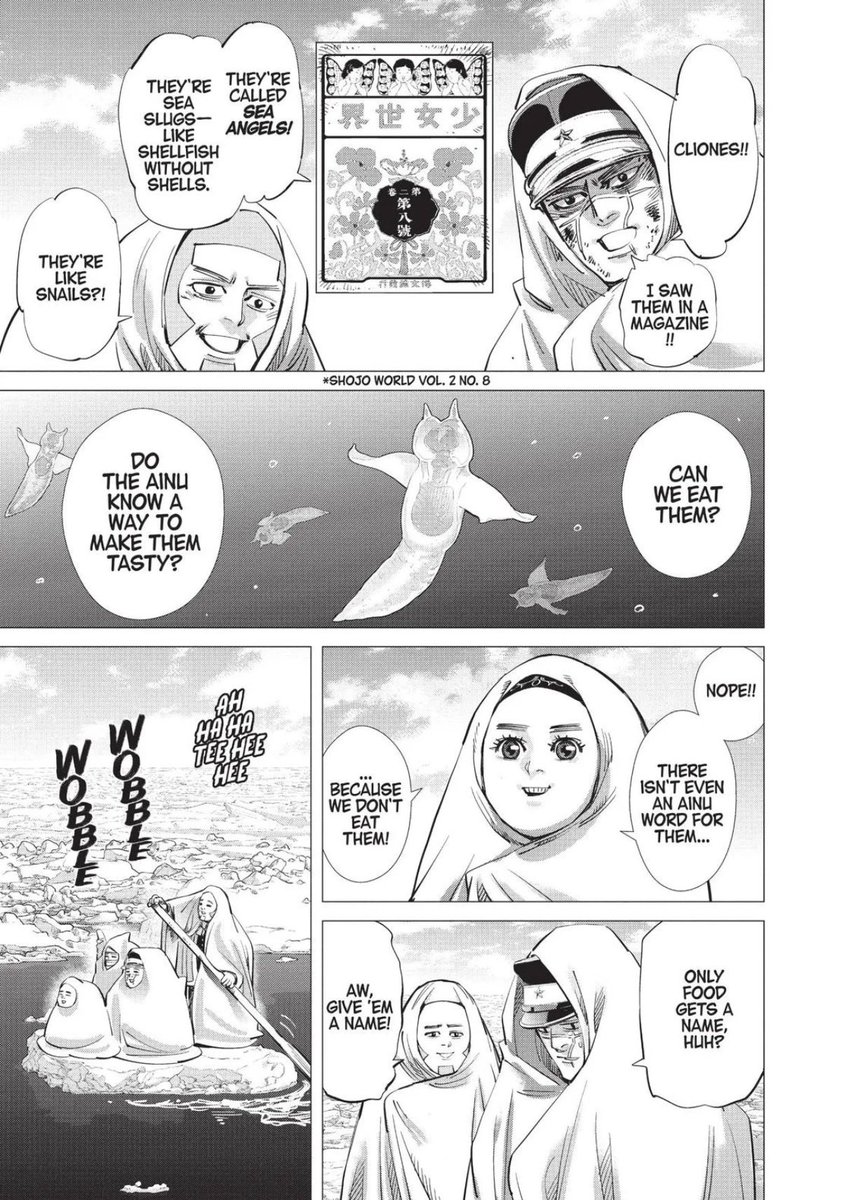 daily golden kamuy panel | MAJOR SPOILERS FOR GK tweet media